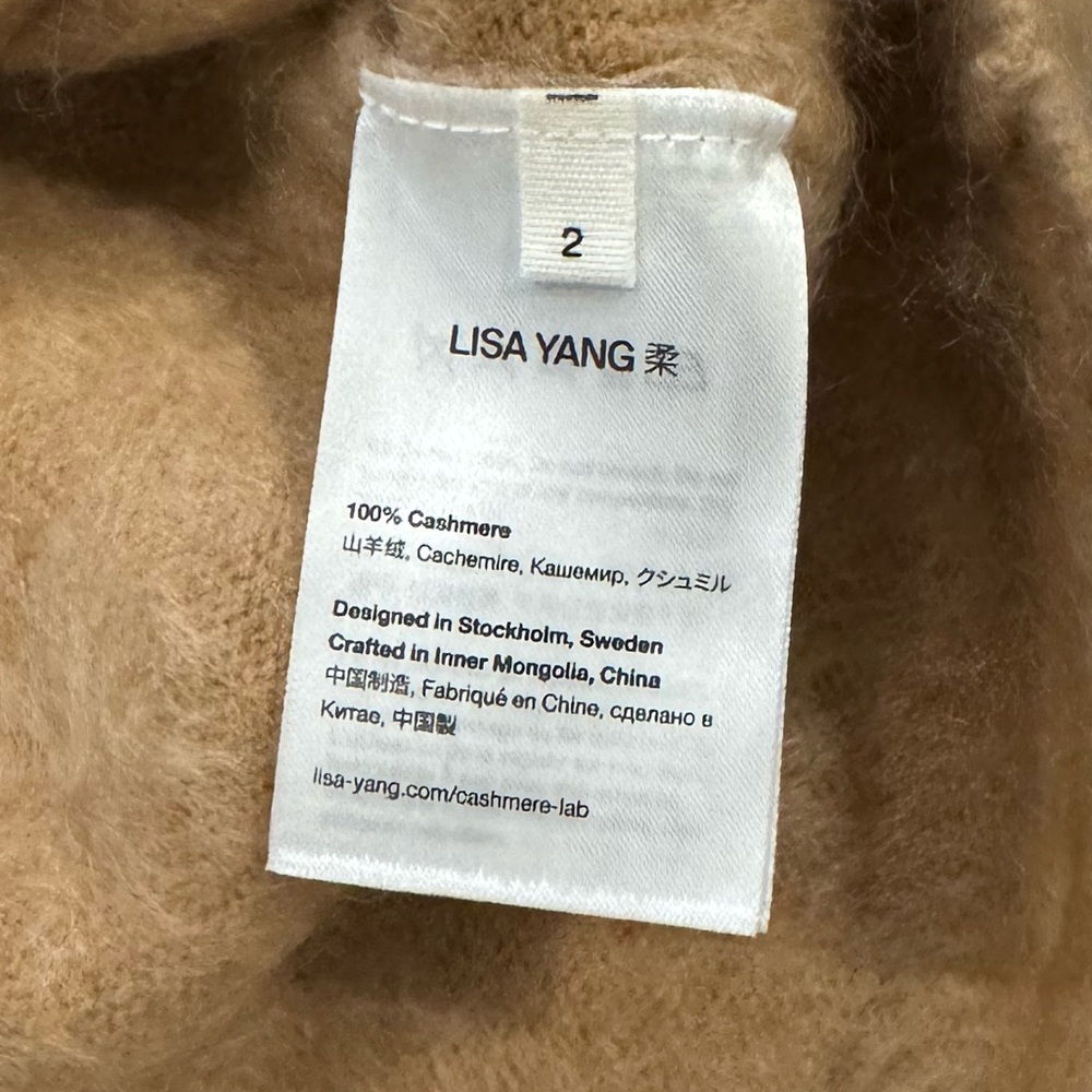 NWT Lisa Yang Natalia Brushed Cashmere Sweater - Picture 9 of 11